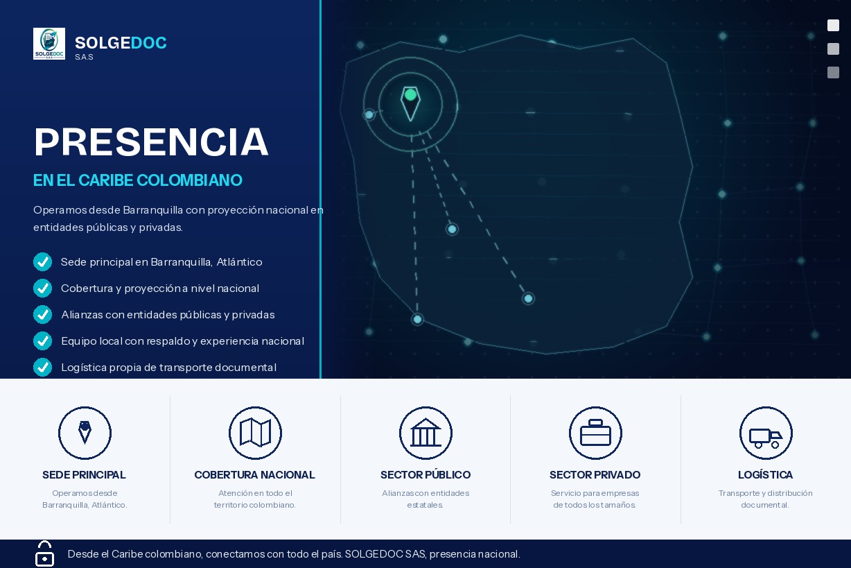 Barranquilla – sede principal de SOLGEDOC